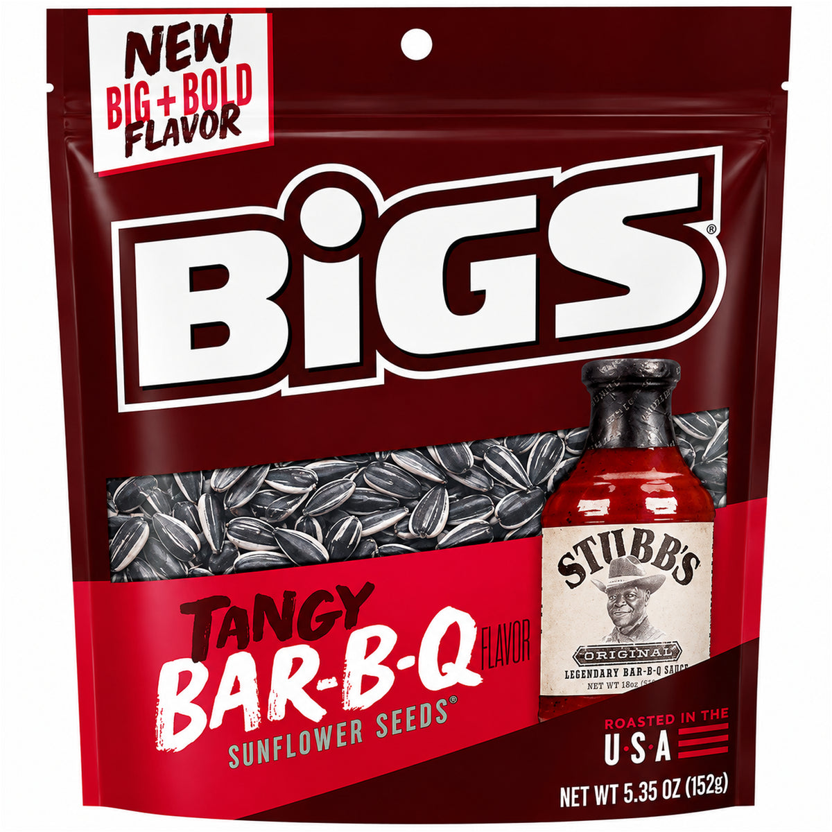 BIGS Tangy Bar-B-Q Sunflower Seeds 5.35oz - Single