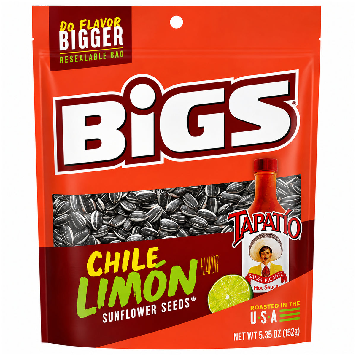 BIGS Tapatio Chile Limon Sunflower Seeds 5.35oz - Single