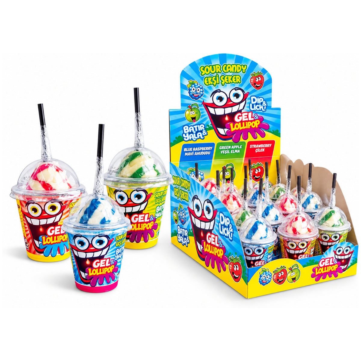 Bobbo Gel & Lollipop 45g - 12ct