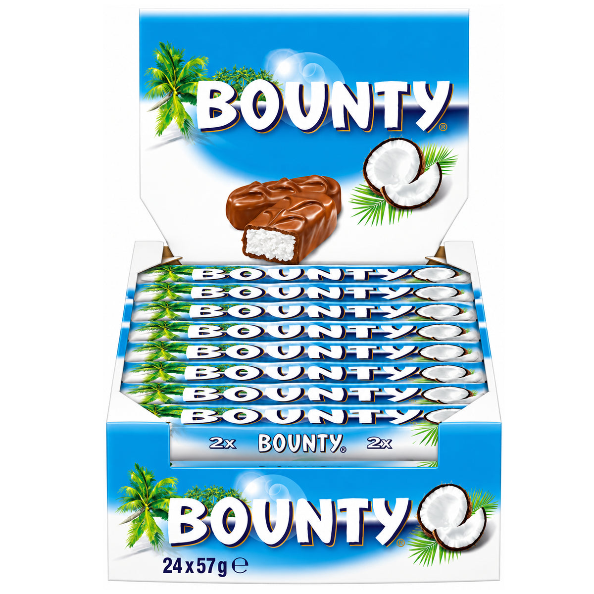 Bounty Bar Milk Chocolate Covered Coconut 2.01oz - 24ct