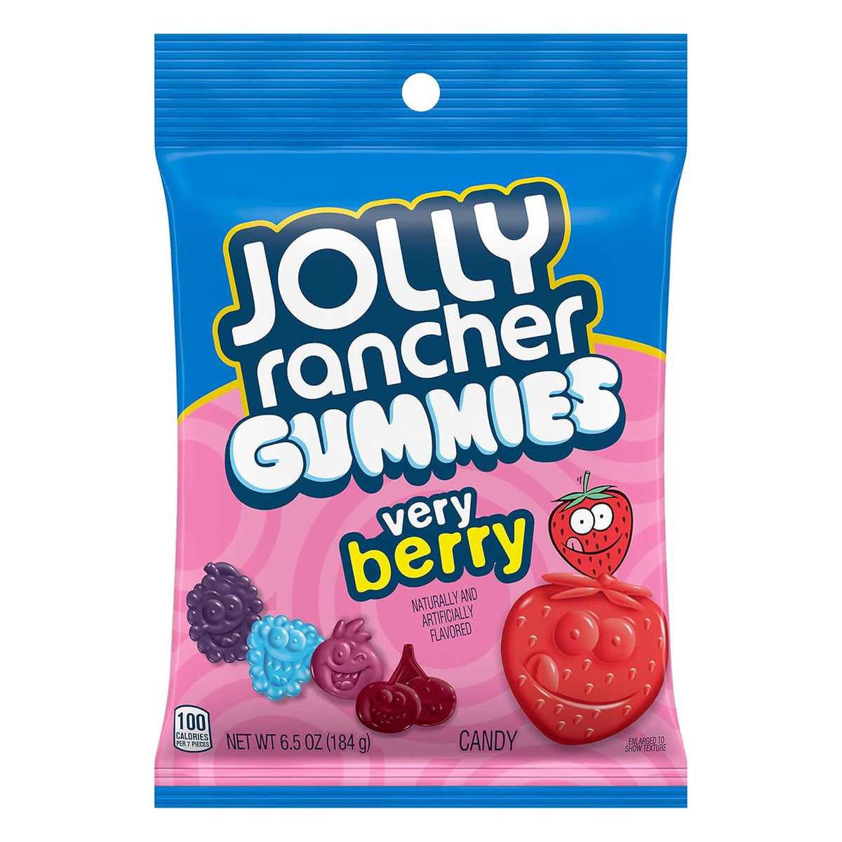 Jolly Rancher Very Berry Gummies 6.5oz Peg