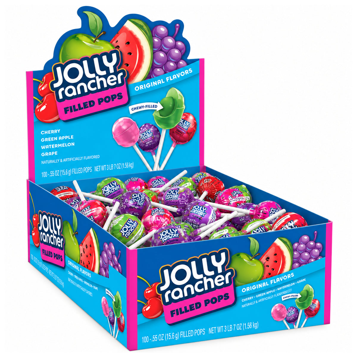 Jolly Rancher Original Chew Lollipop 56oz - 100ct