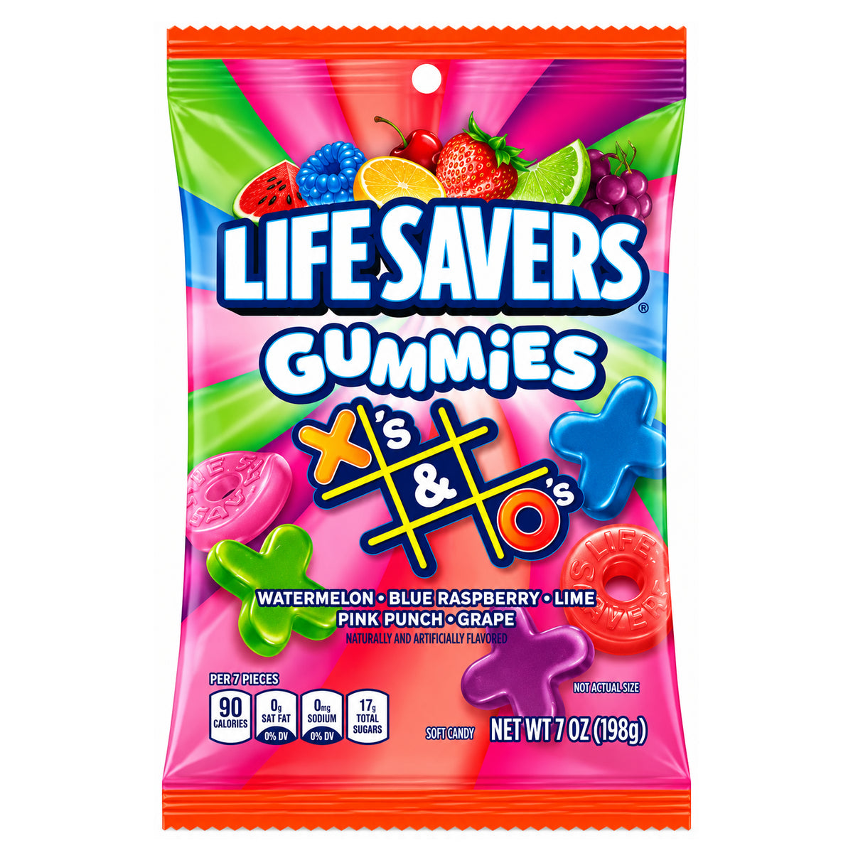 Life Savers X's & O's' Gummies 7oz Single
