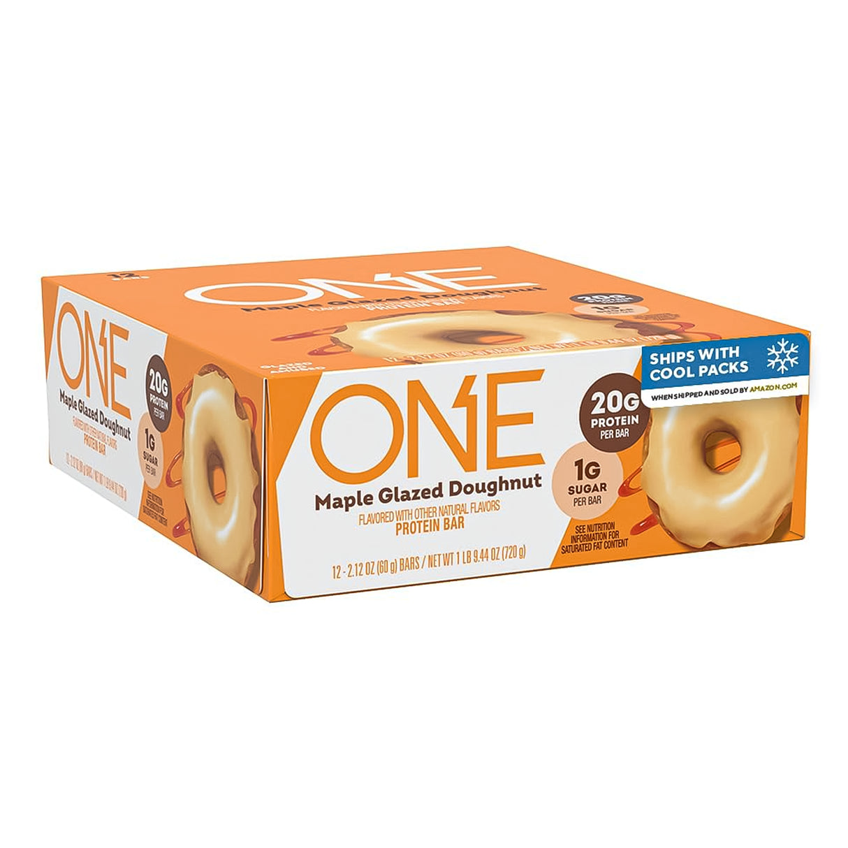 ONE Maple Glazed Doughnut Flavored Protein Bar 2.12oz - 12ct