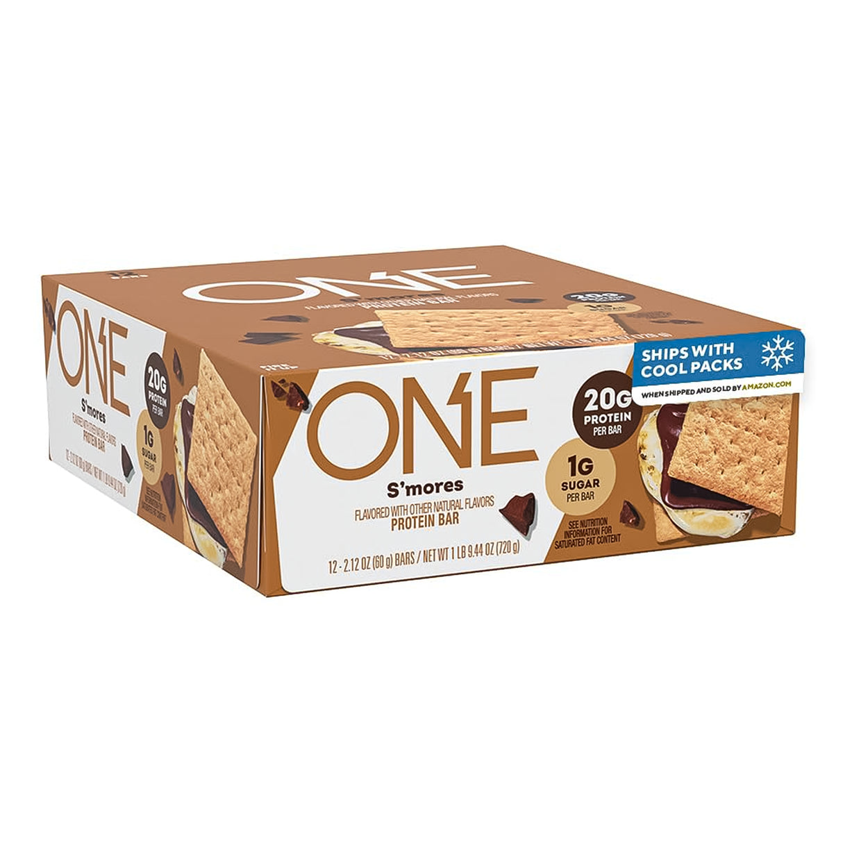 ONE S'mores Flavored Protein Bar 2.12oz - 12ct