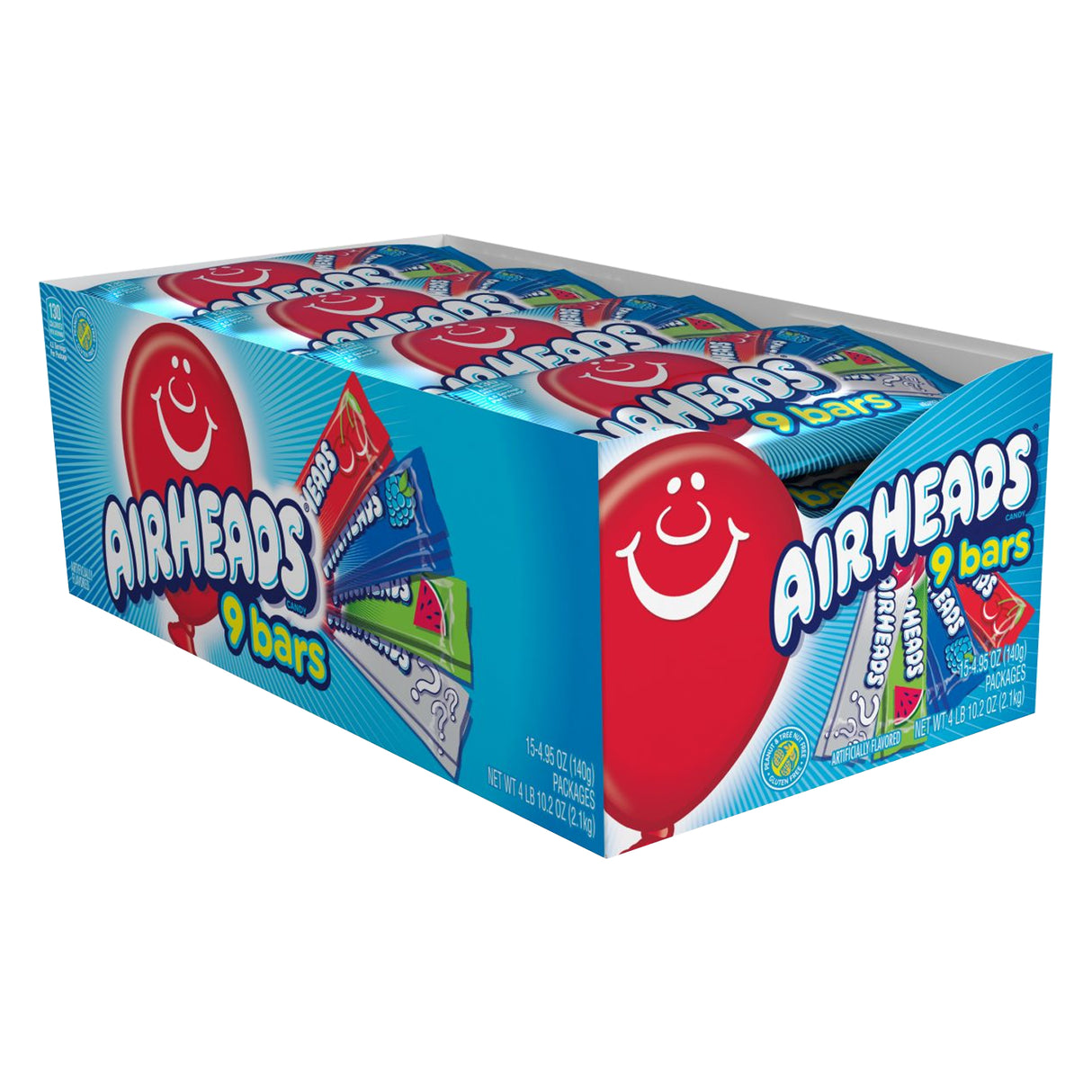 Airheads Assorted 9 Bars Shareable - 15ct