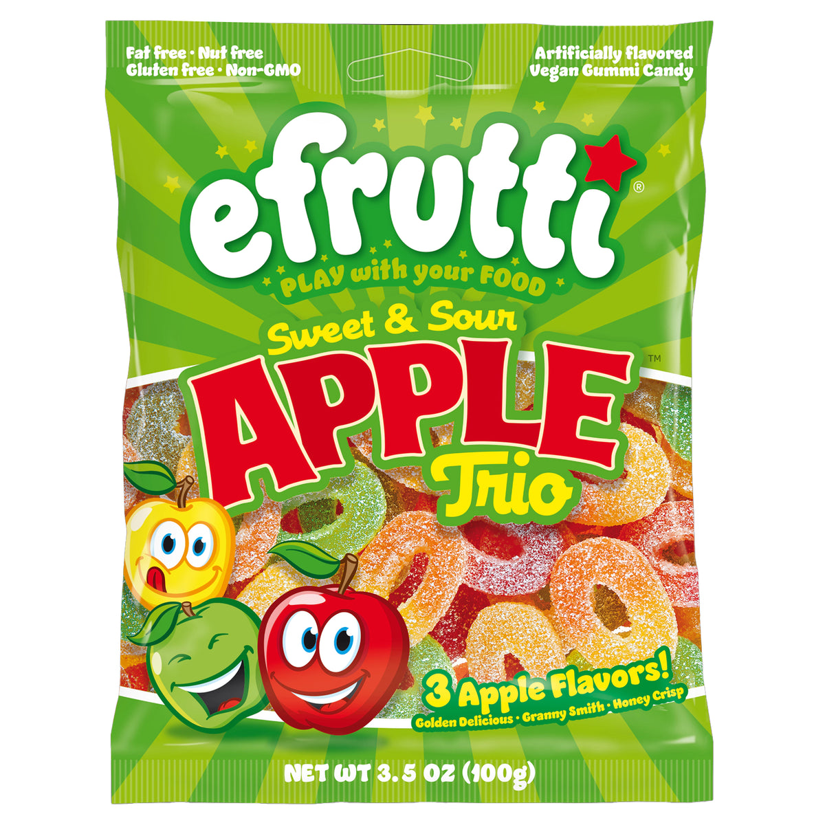 Efrutti Apple Gummy 3.5oz - Peg