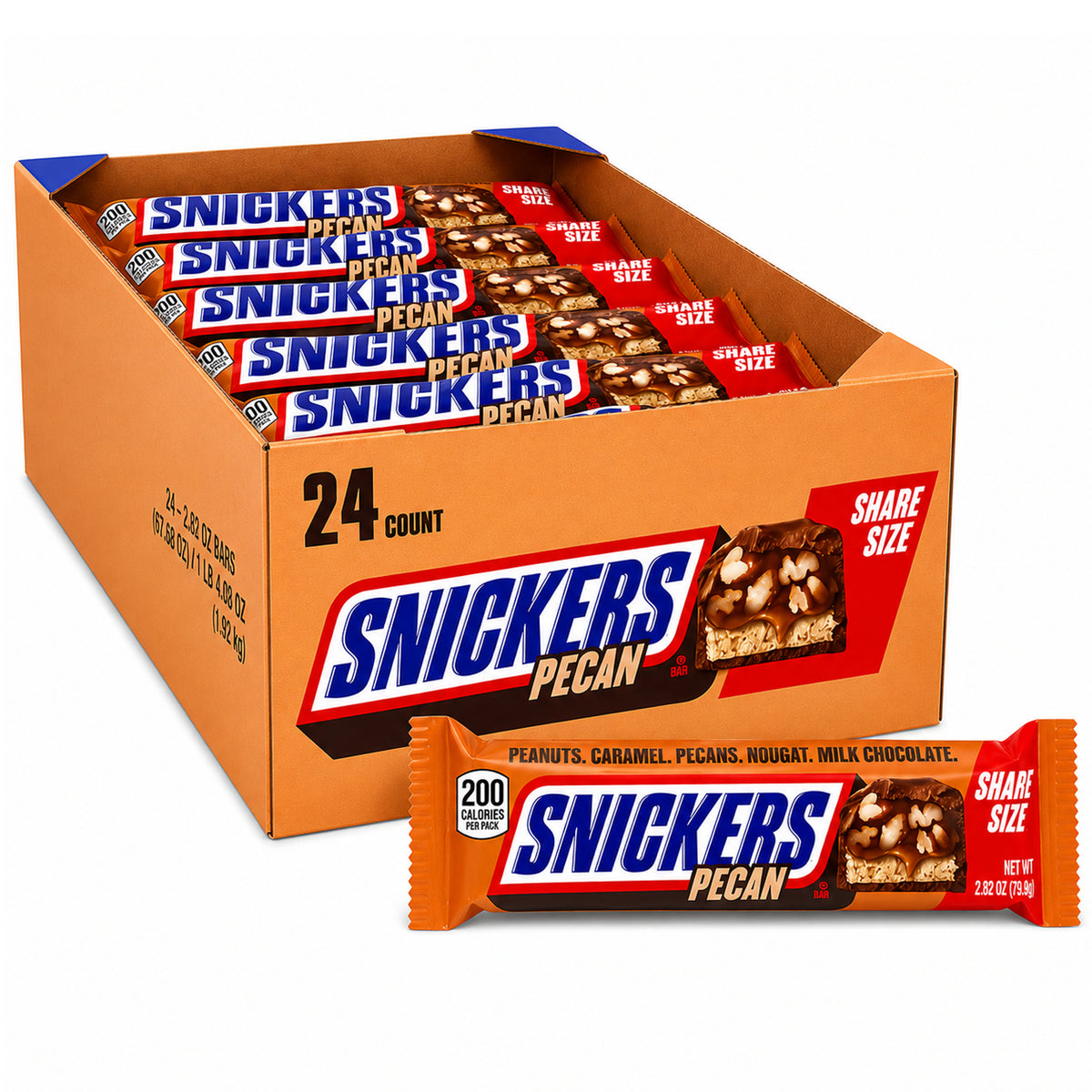 Snickers Pecan King 2.82oz - 24ct