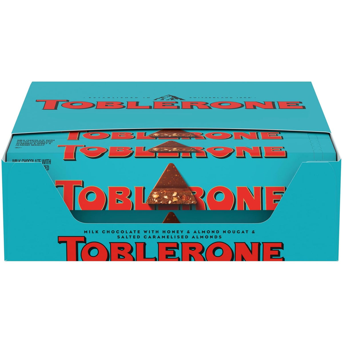 Toblerone Crunchy Salted Almond 3.52oz - 20ct