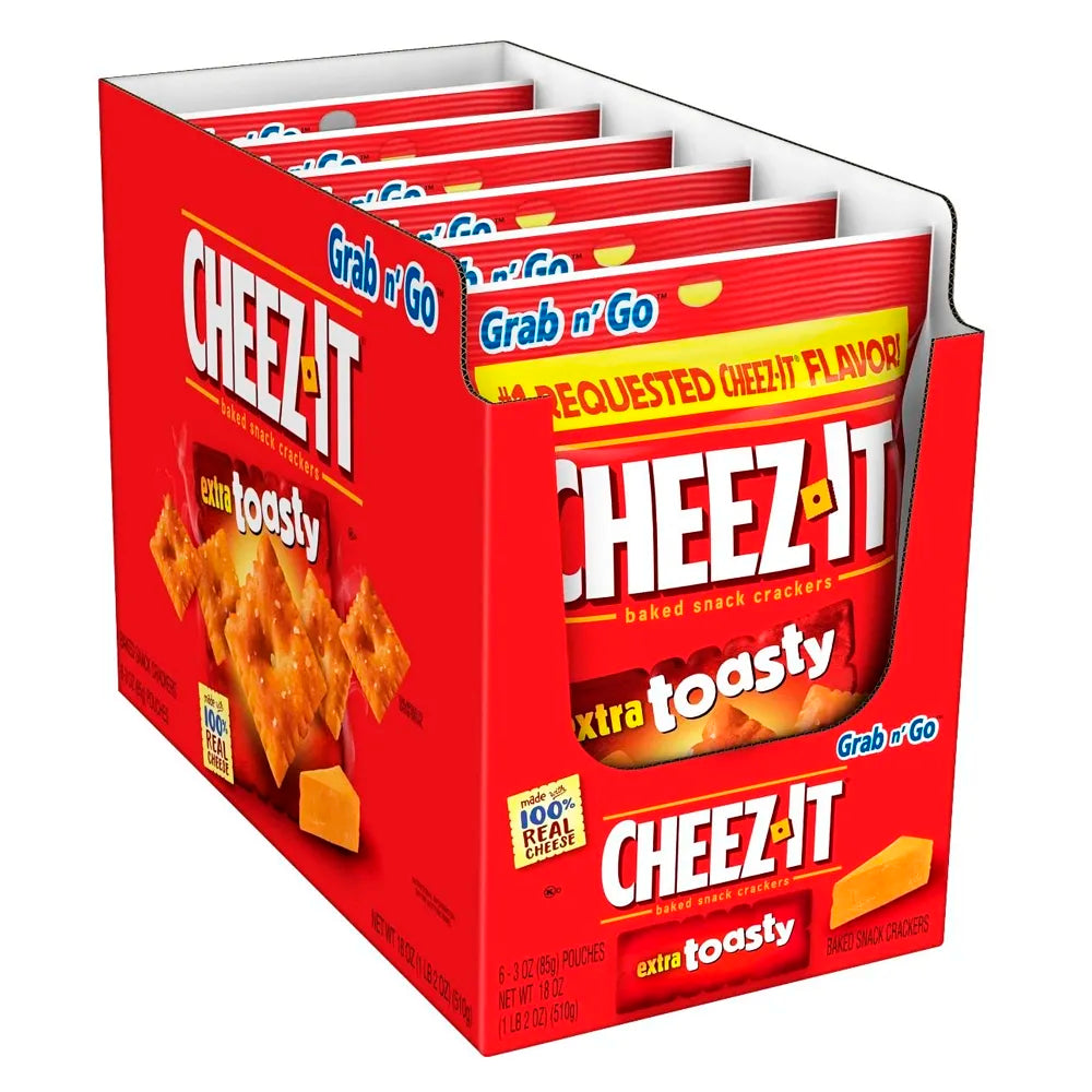 Cheez-It Extra Toasty Large 3oz - 6ct