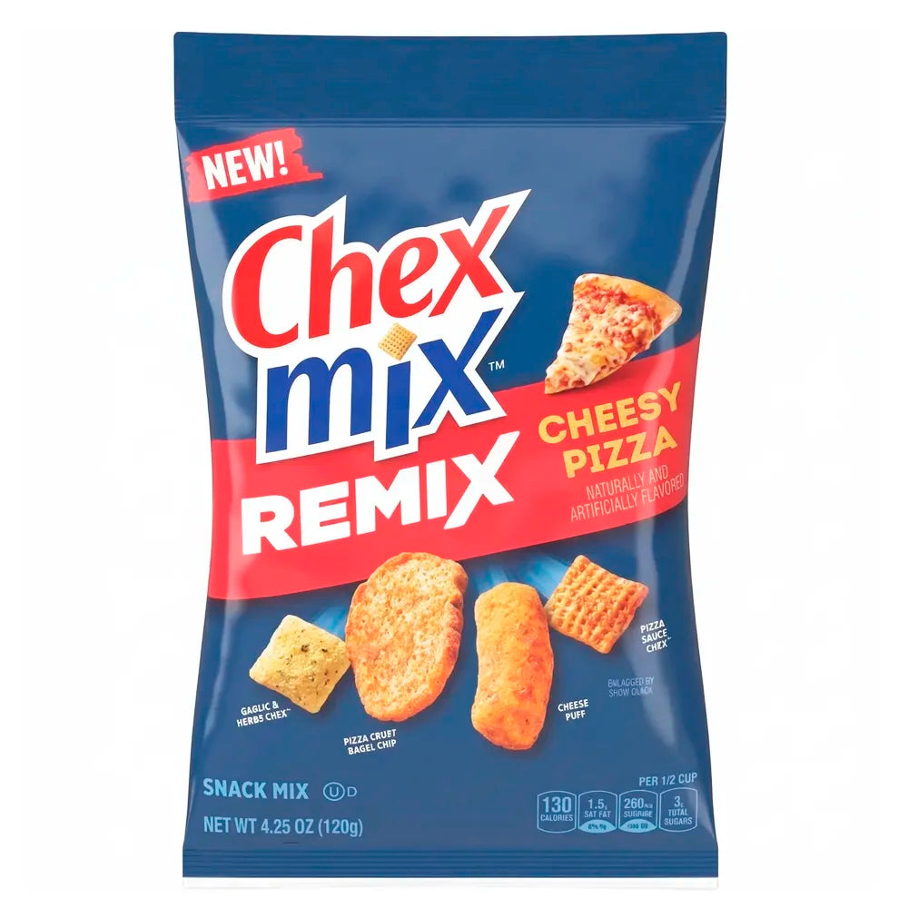Chex Mix Cheesy Pizza Remix Snack Mix 4.25oz - Single