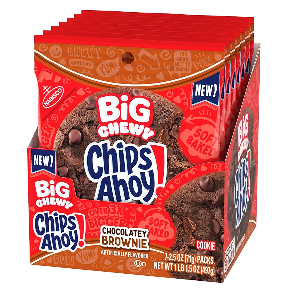 Chips Ahoy Big Chewy Brownie 2.5oz - 7ct
