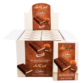 Choccart-Dubai-Chocolate-Bar-Tiramisu-Kunafa-1.76oz-12ct