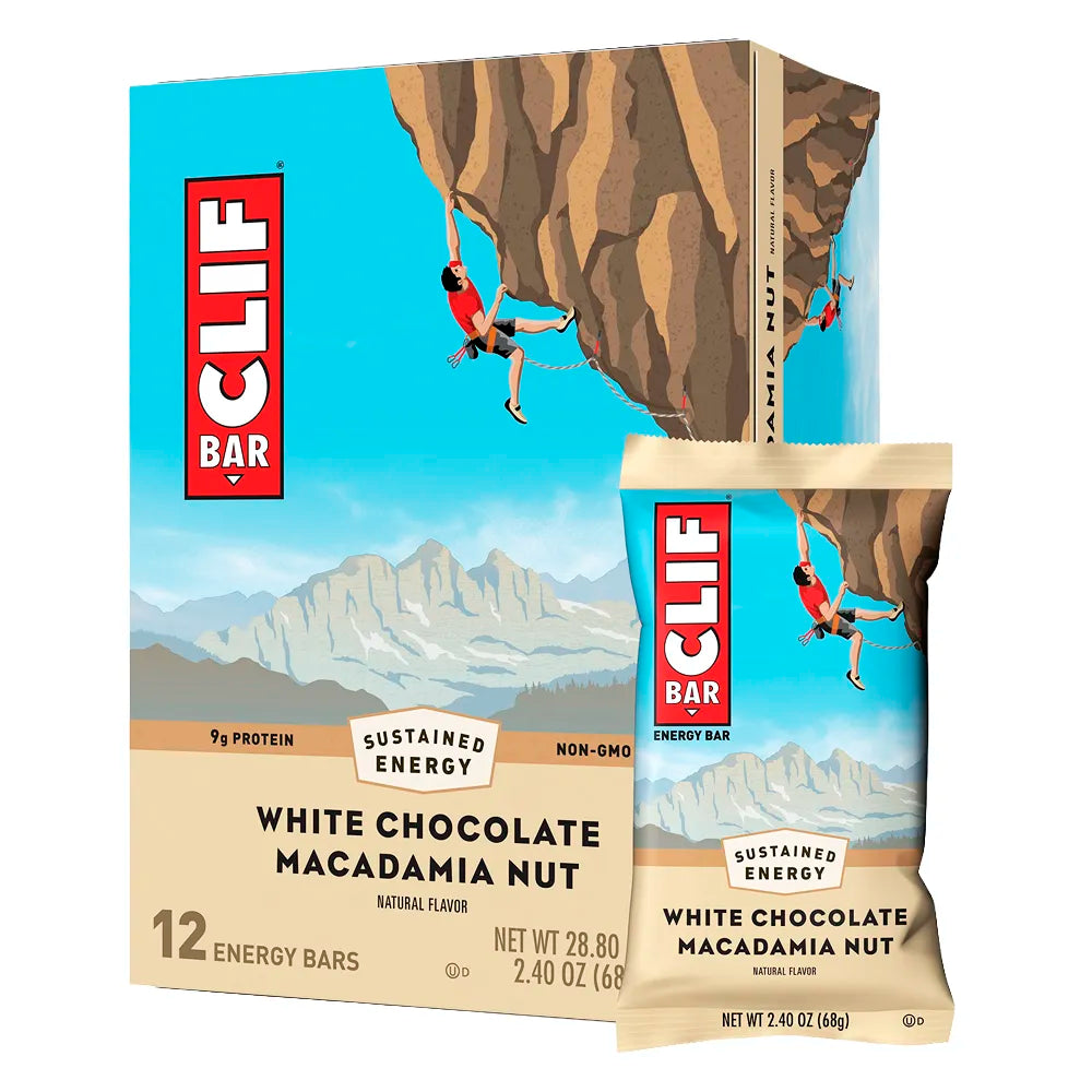 Clif Bar White Chocolate Macadamia Nut 2.40oz - 12ct