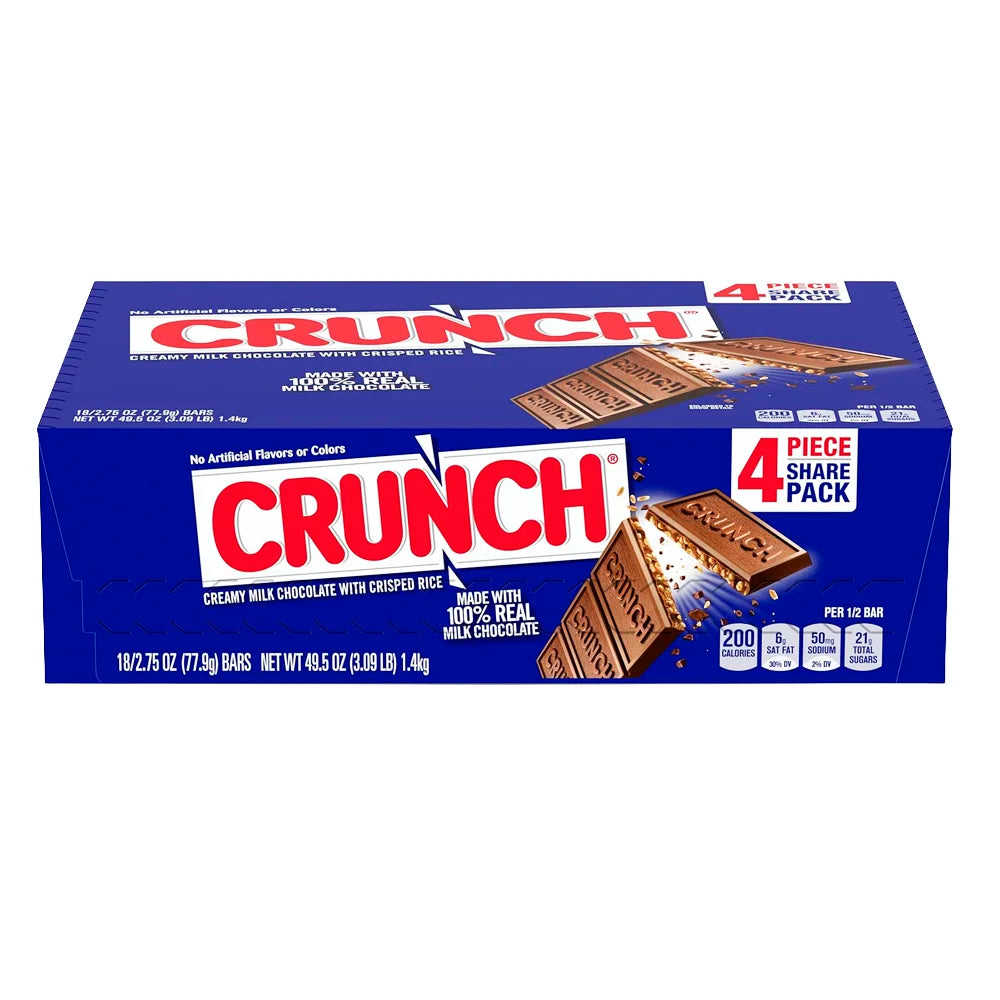 Crunch King Size Chocolate Bar 2.75oz - 18ct