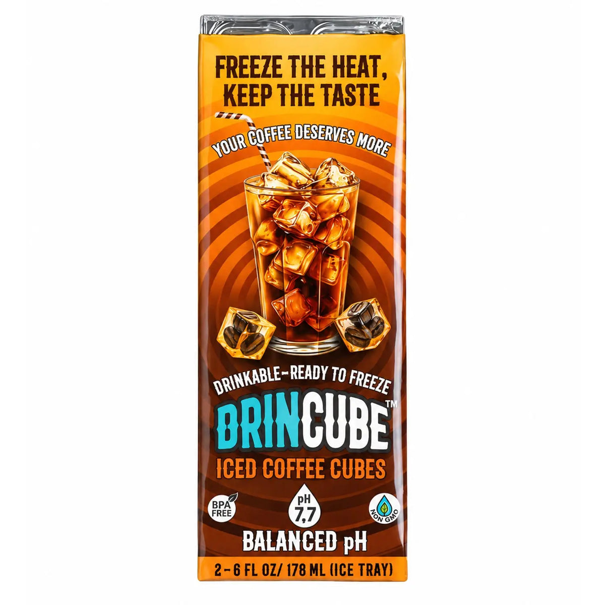 Drincube Coffee Ice Cubes 178ml 24pk - 6ct