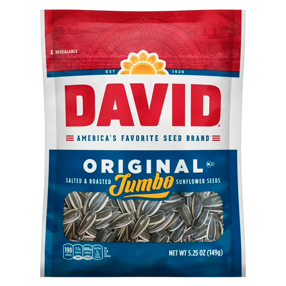 David Jumbo Original Sunflower Seeds 5.25oz - Single