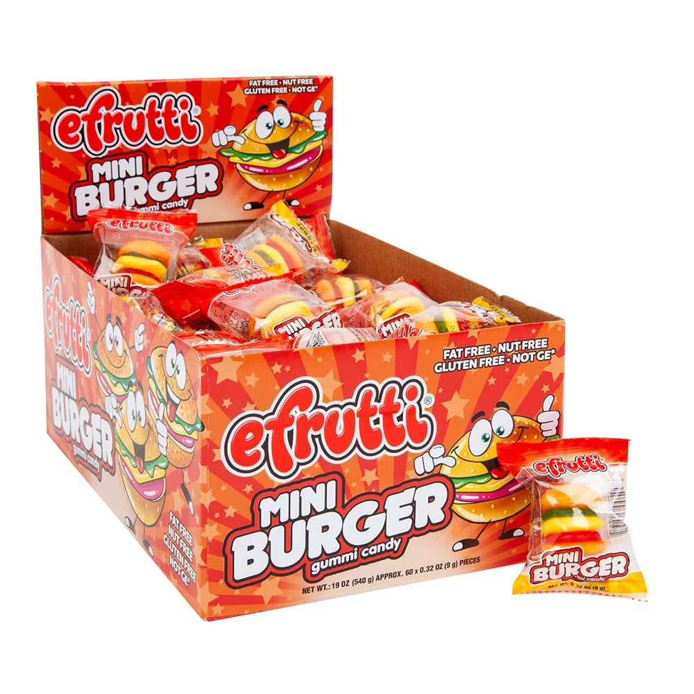 Efrutti-Mini-Burger-Gummy-Candy-0.32oz-60ct