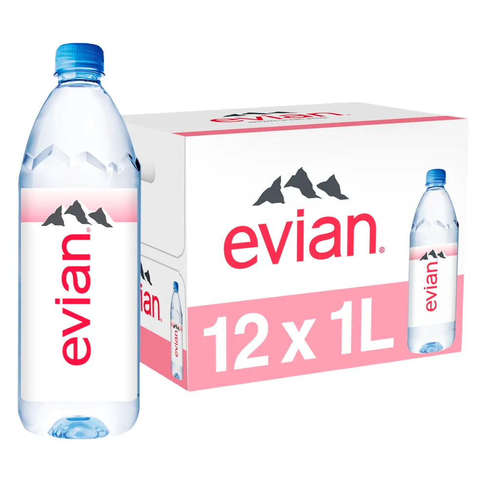 Evian-Water-1 Liter-12ct
