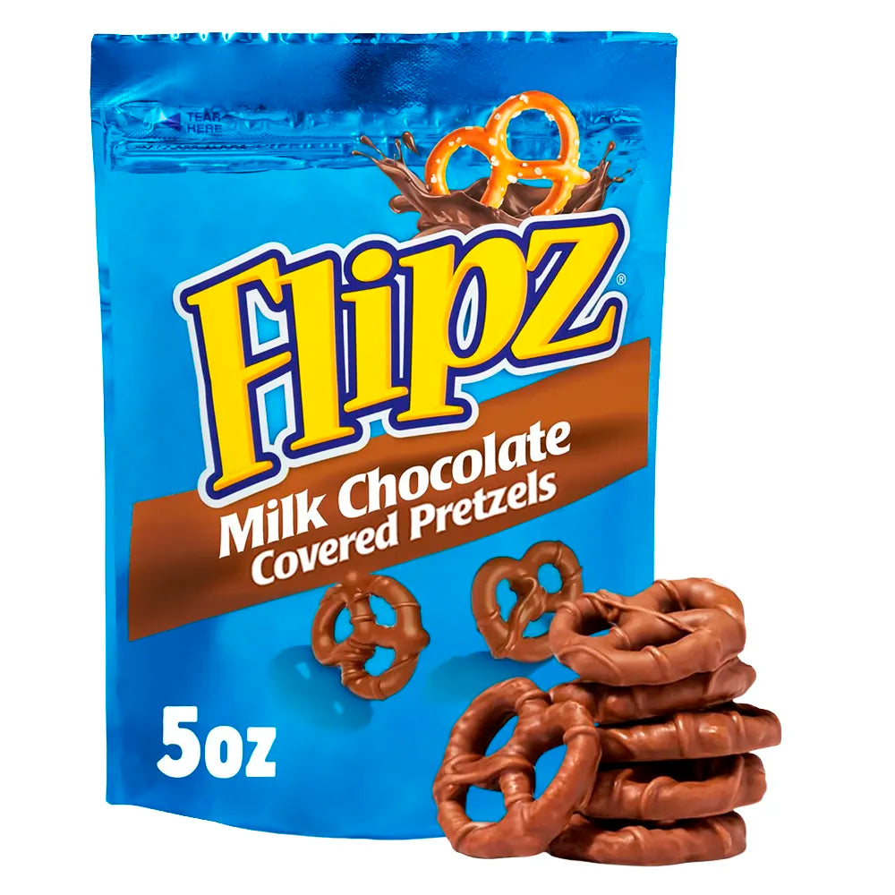 Flipz Milk Choc Pouch Snack 5oz