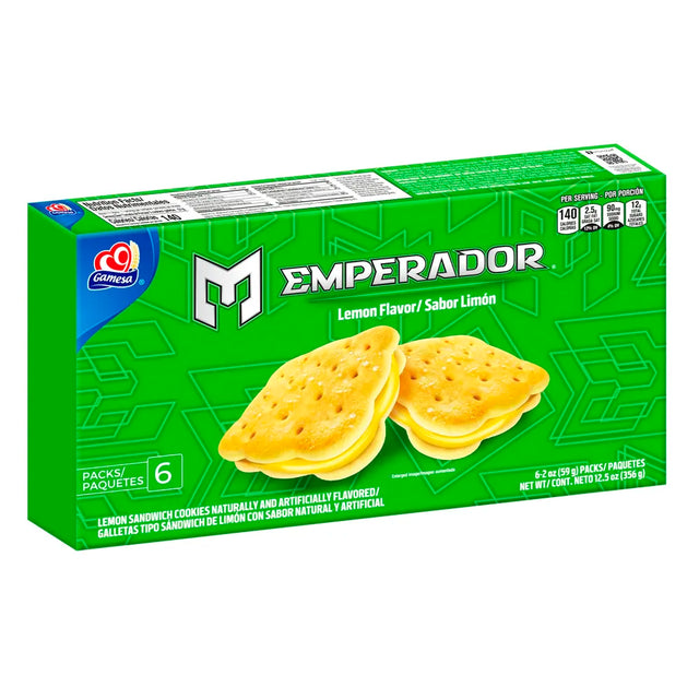 Gamesa-Emperador-Piruetas-Limon/Lime-12.5oz-6ct