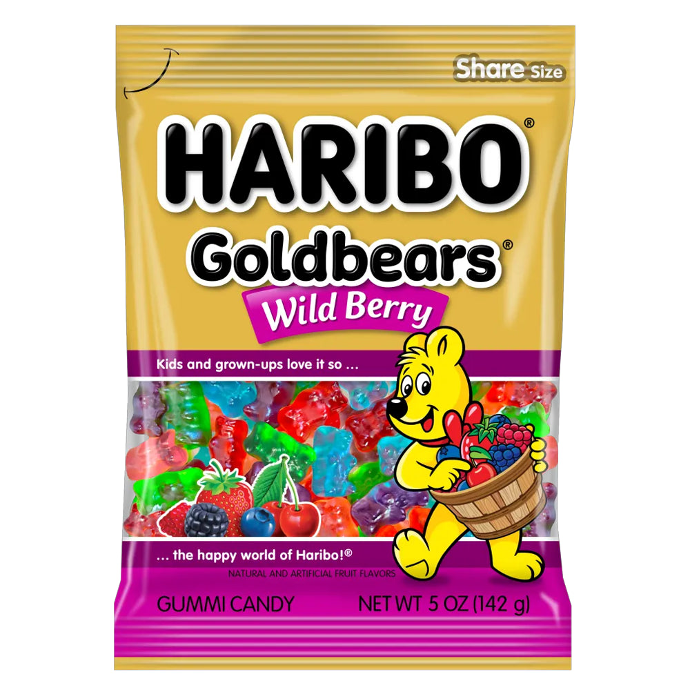 Haribo Goldbears Wild Berry 5oz - Single