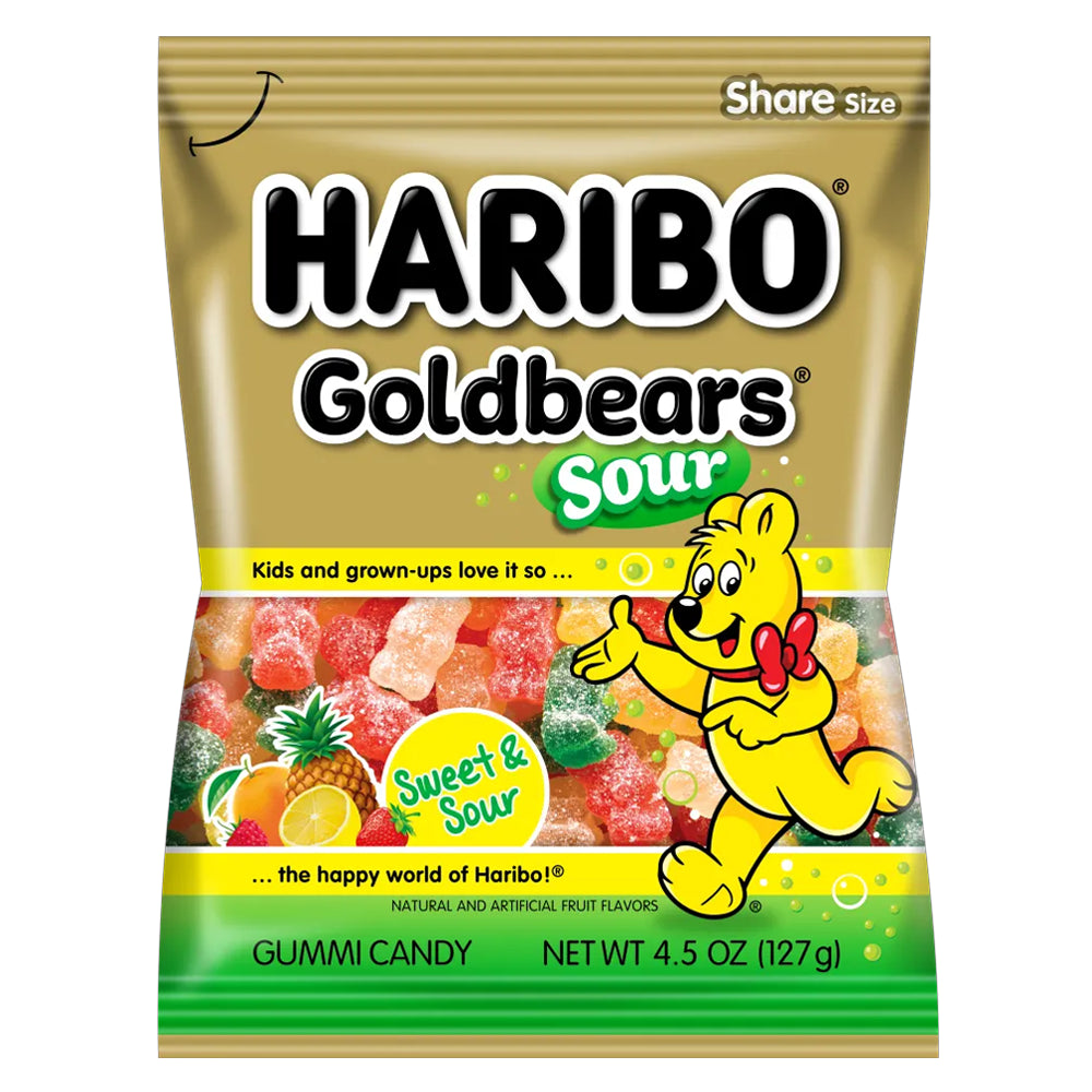 Haribo Sour Gold Bears 4.5oz - Single