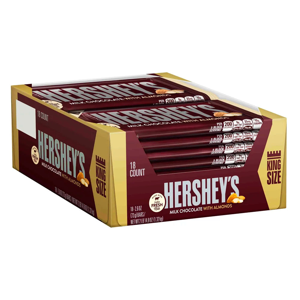 Hershey's Almond King 2.6oz - 18ct