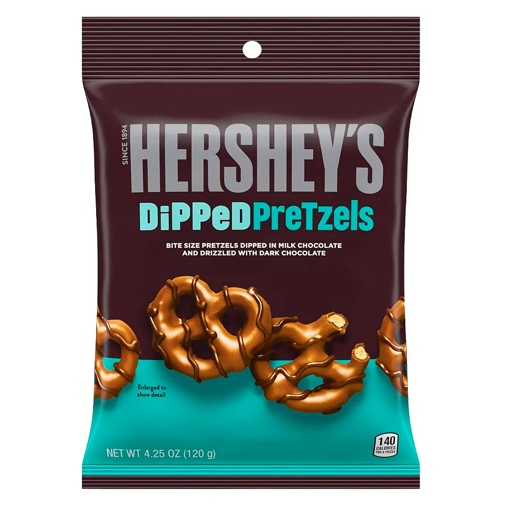 Hershey's Dipped Pretzels Milk Chocolate 4.25oz - Single