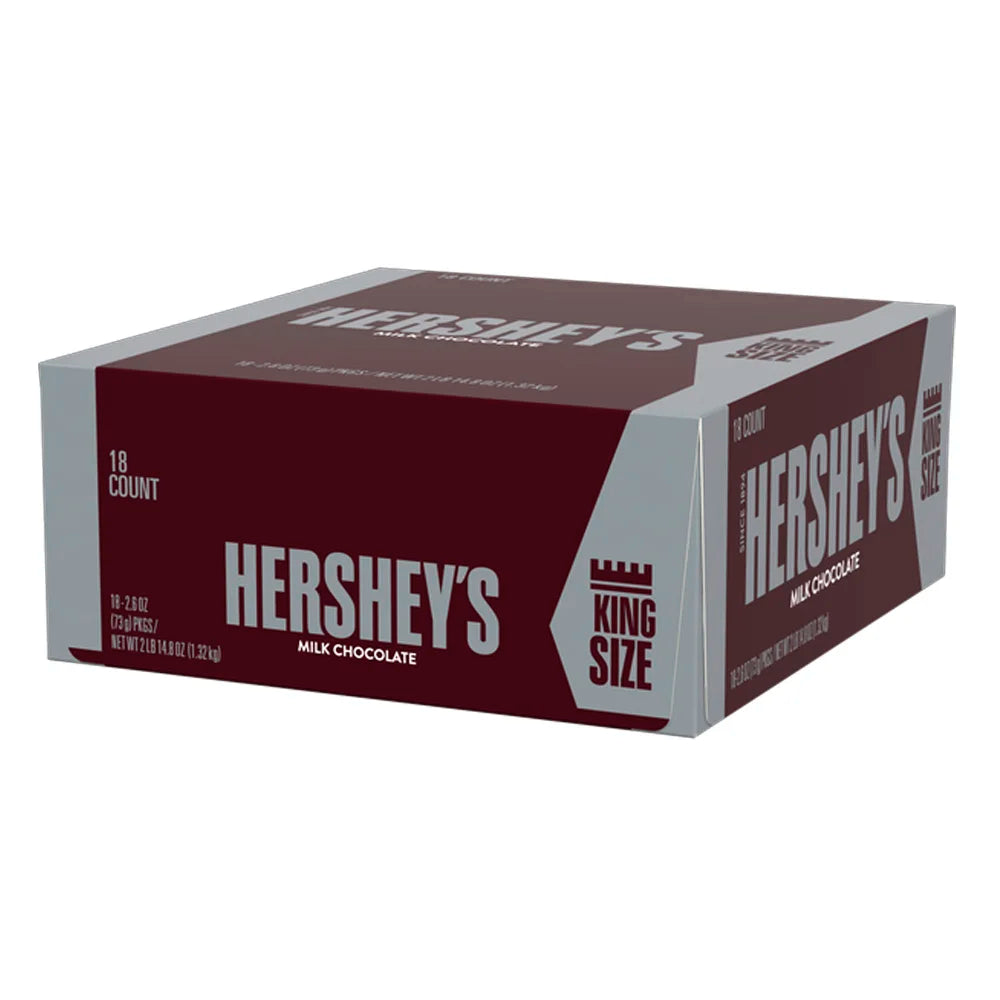 Hershey's Milk Chocolate King 2.6oz - 18ct