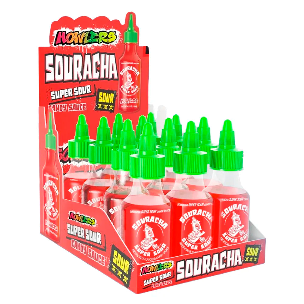 Howlers Souracha Super Sour Candy Sauce 4.23oz - 12ct