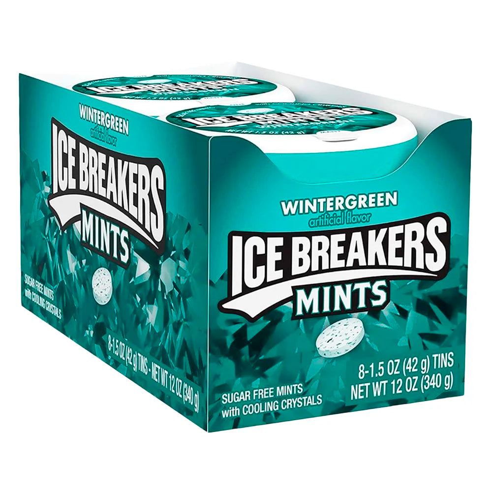 Ice Breakers Wintergreen Tin 1.5oz - 8ct