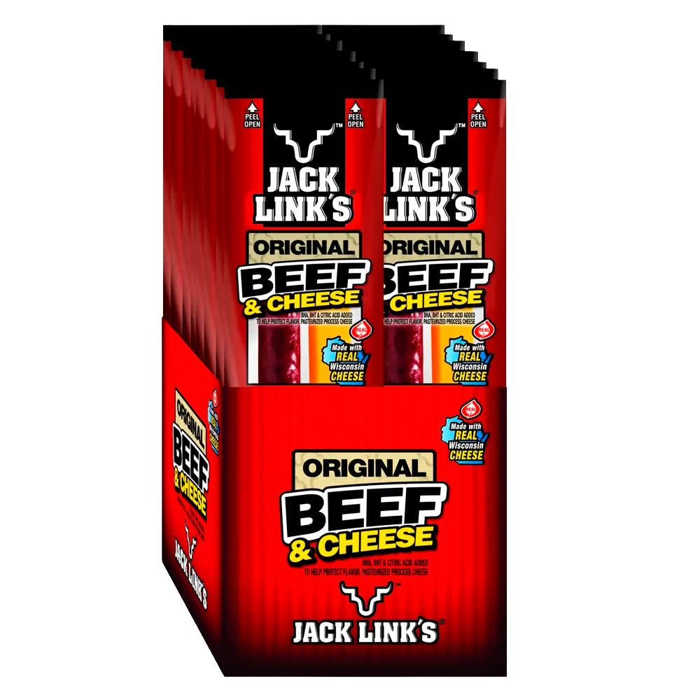 Jack Link's Beef & Cheese Combo Packs Original - 16ct Box