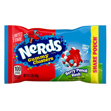 Nerds Berry Punch Rush Gummy Cluster 3oz - 12ct