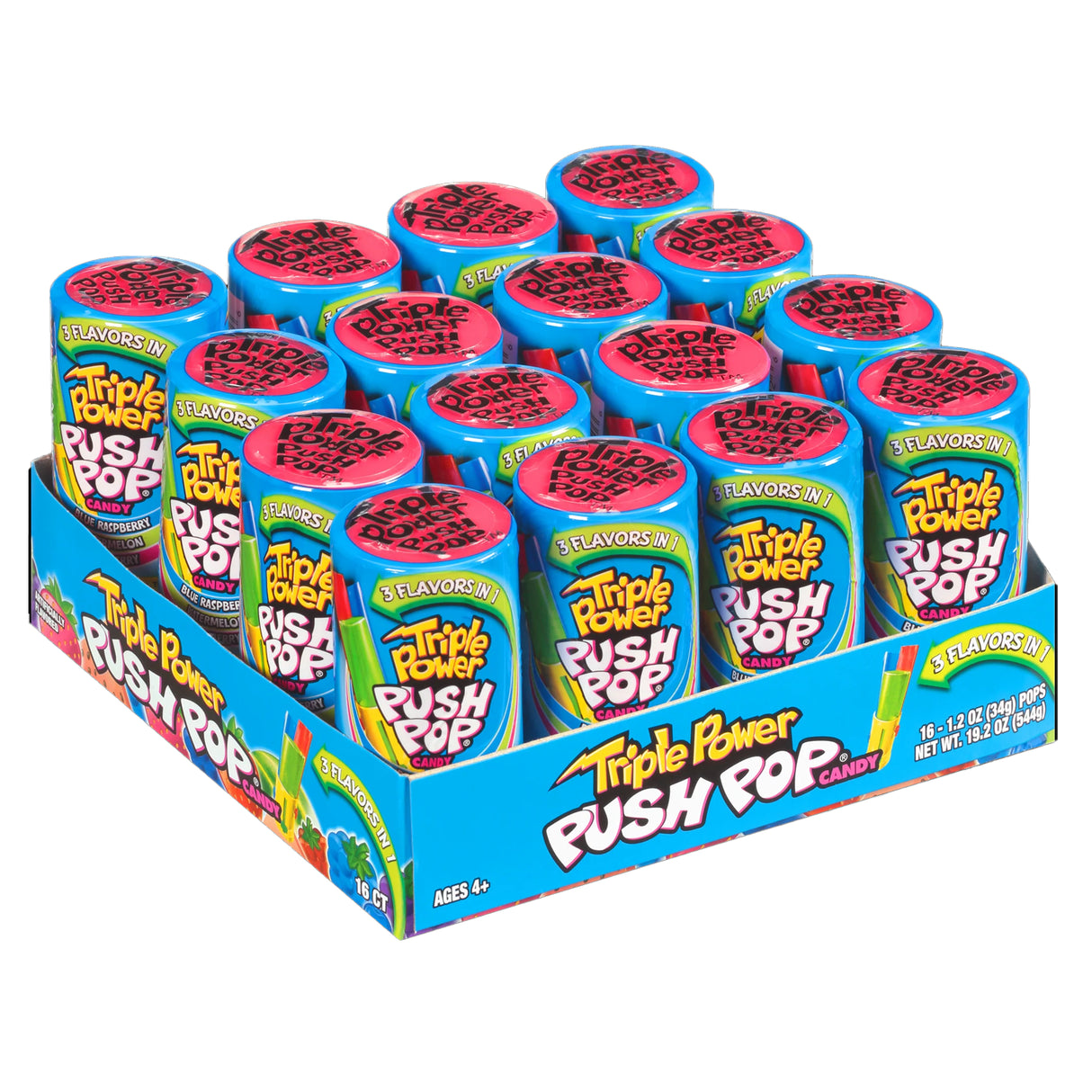 Push Pop Triple Power 1.2 oz 16ct