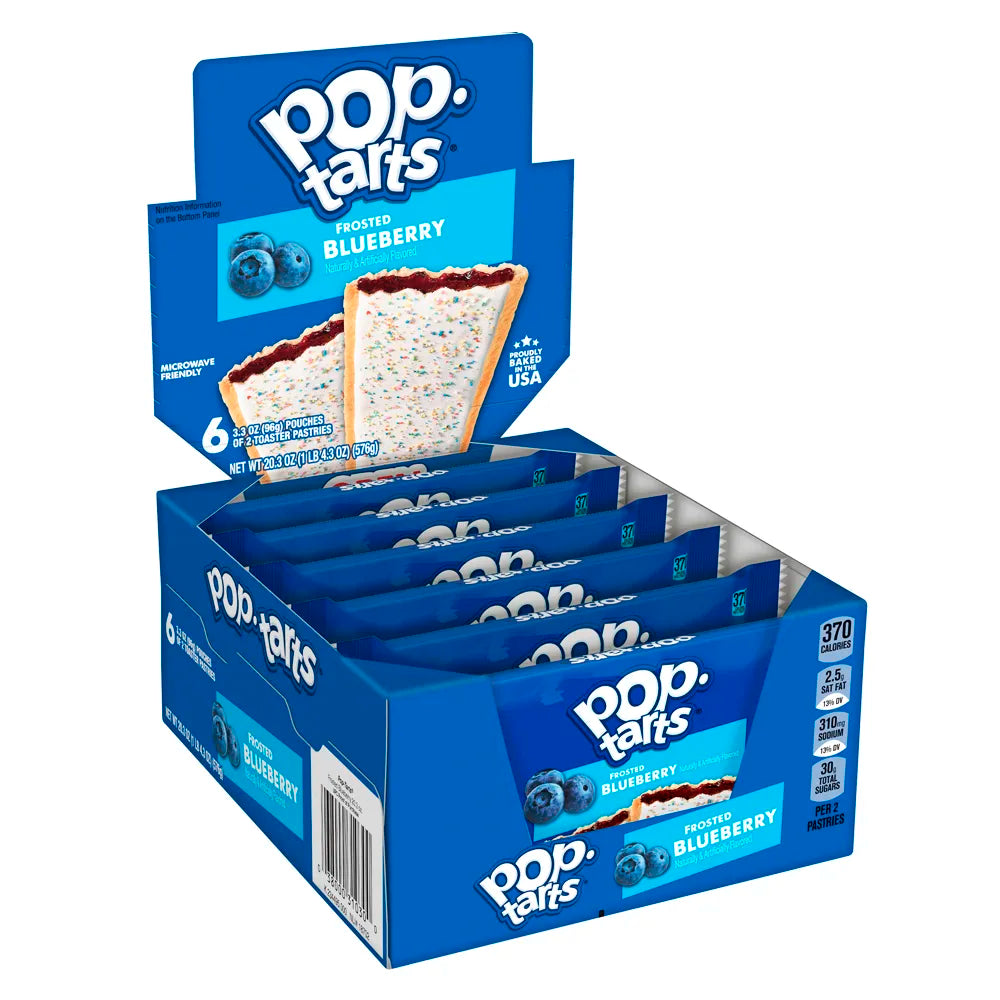 Pop-Tarts Frosted Blueberry 3.3oz - 6ct