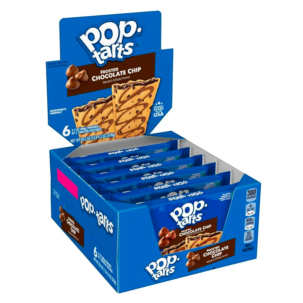 Pop-Tarts Frosted Chocolate Chip 3.3oz - 6ct