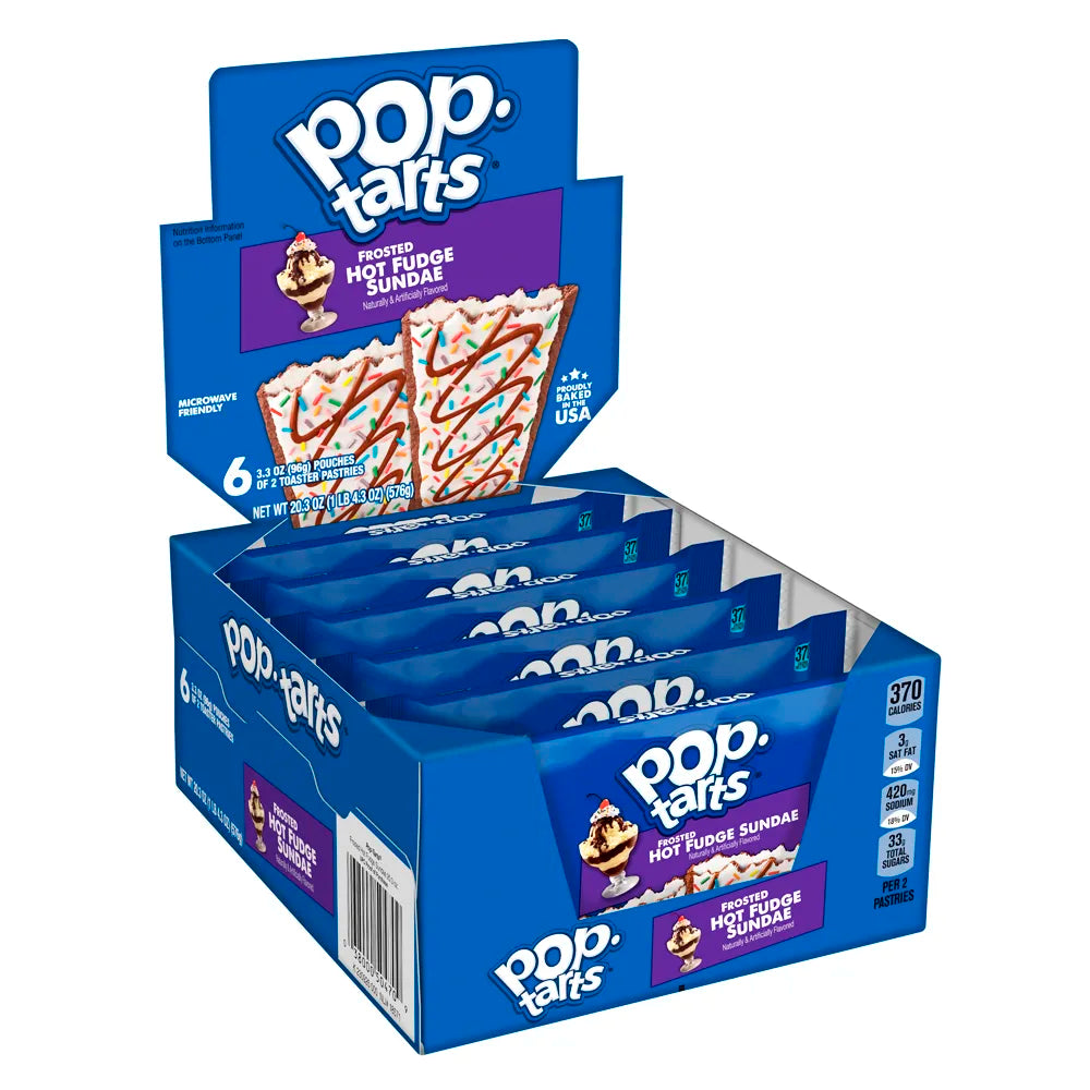 Pop-Tarts Frosted Hot Fudge Sundae 3.3oz - 6ct