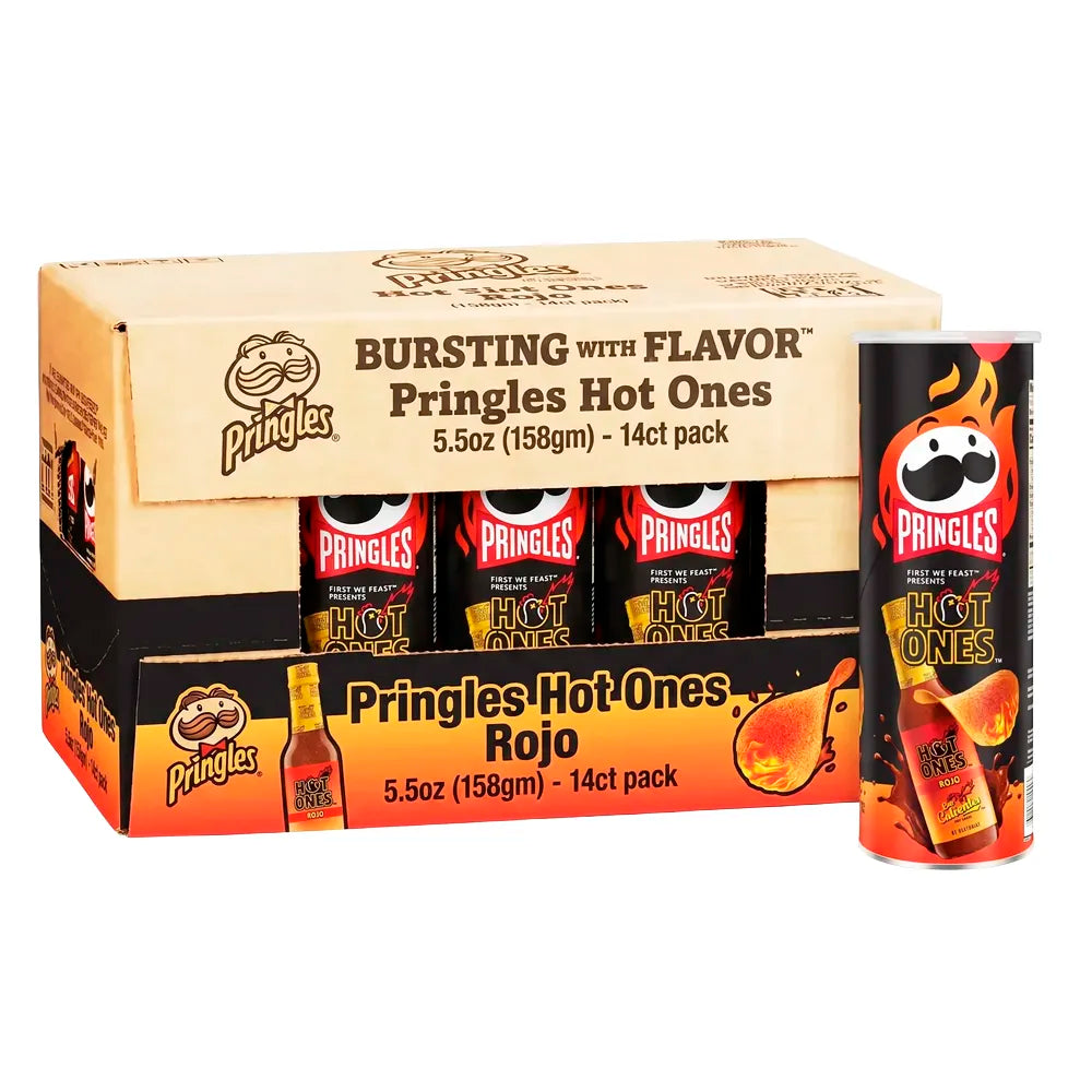 Pringles-Hot-Ones-Rojo-5.5oz-(158gm)-14ct