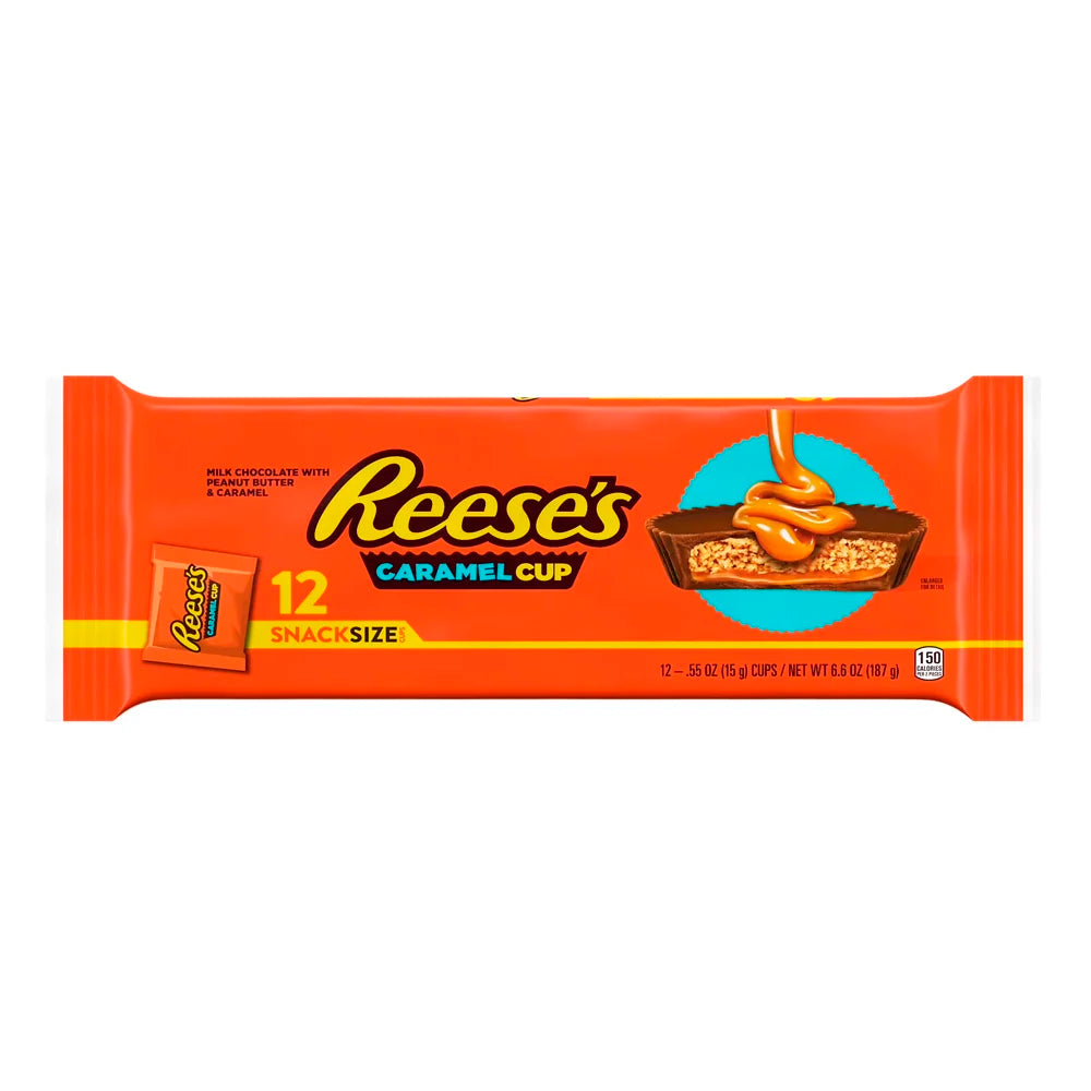 Reese's Caramel Cup 0.55oz Snack Size Cups - 12ct