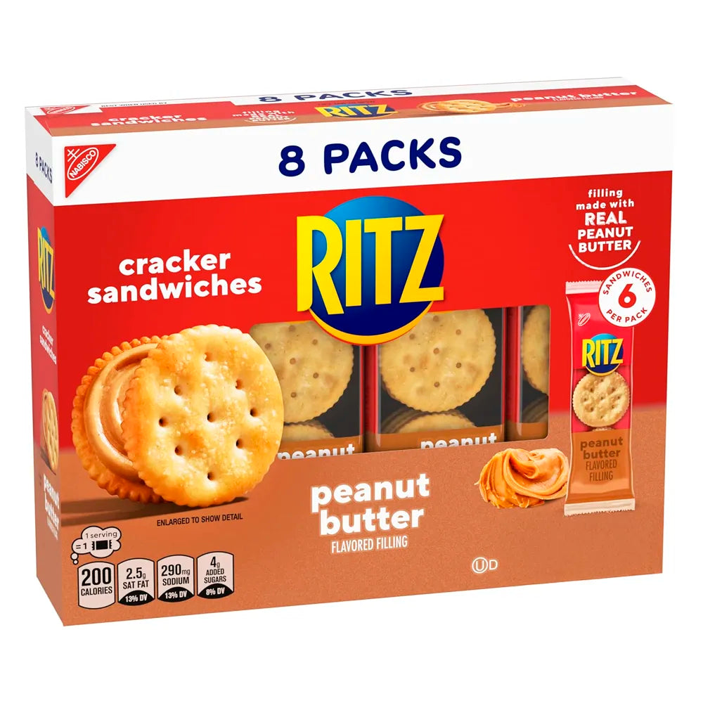 Ritz Sandwich Peanut Butter 1.35oz - 8ct