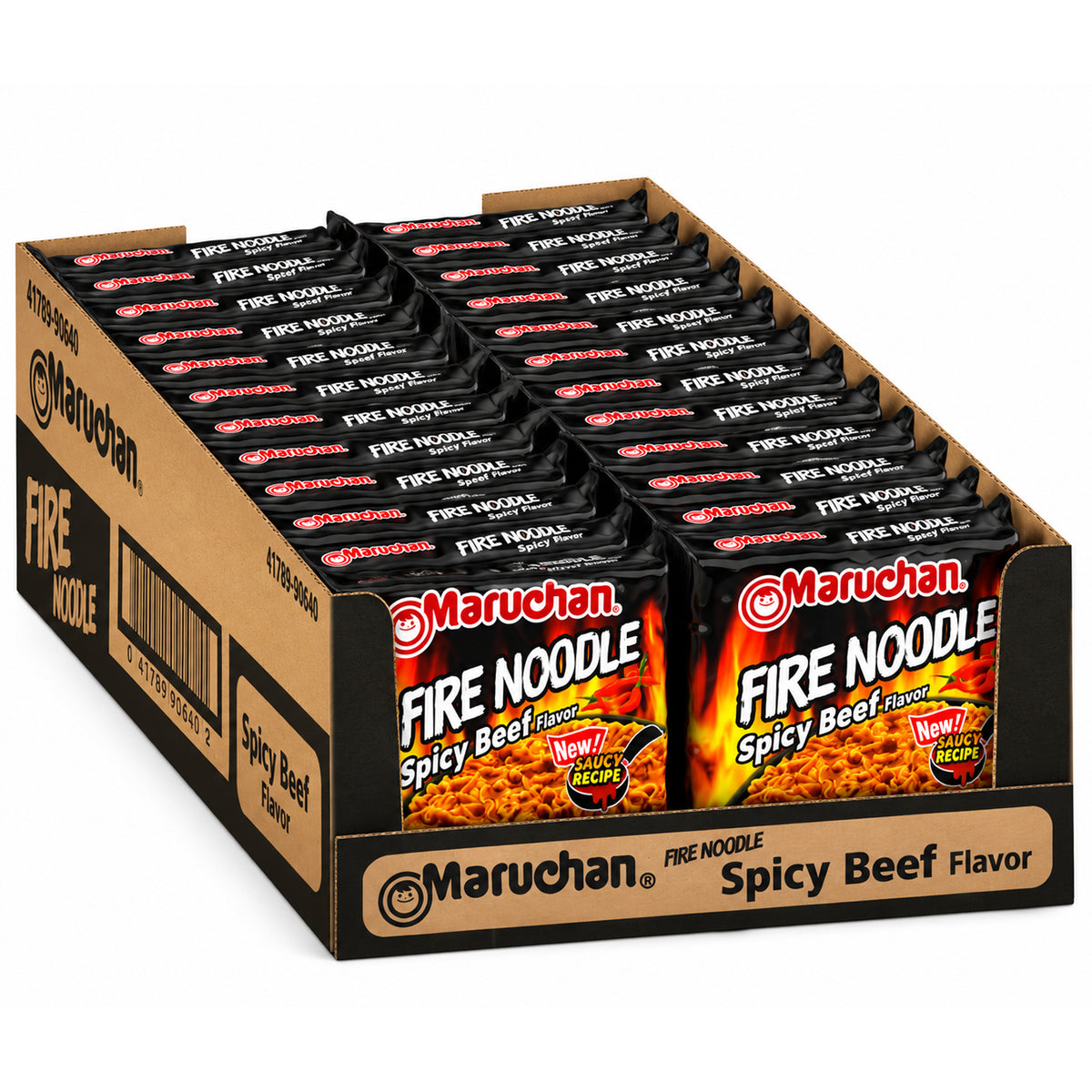 Maruchan Fire Noodle Spicy Beef 3oz - 22ct