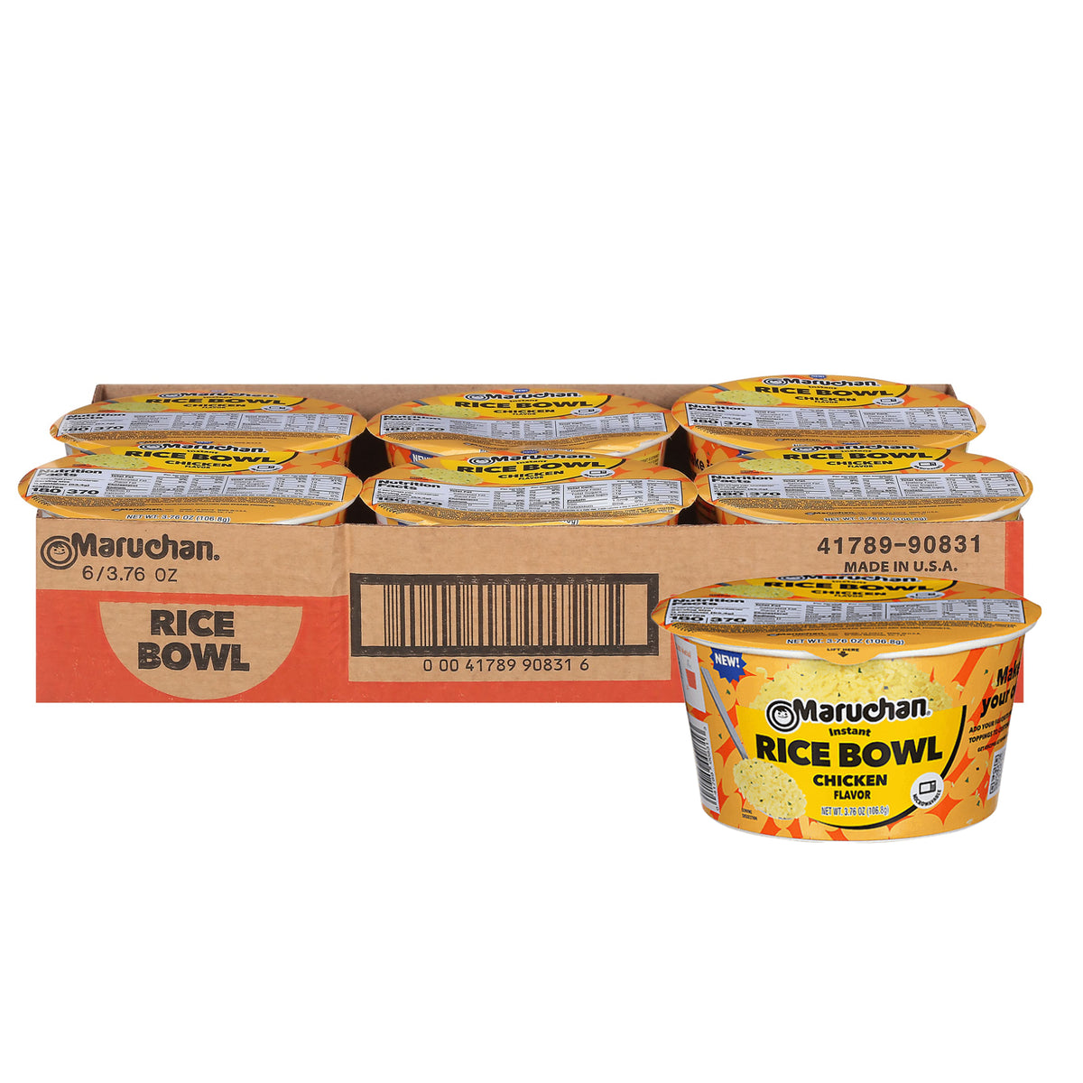 Maruchan Rice Bowl Chicken 3.76oz - 6ct