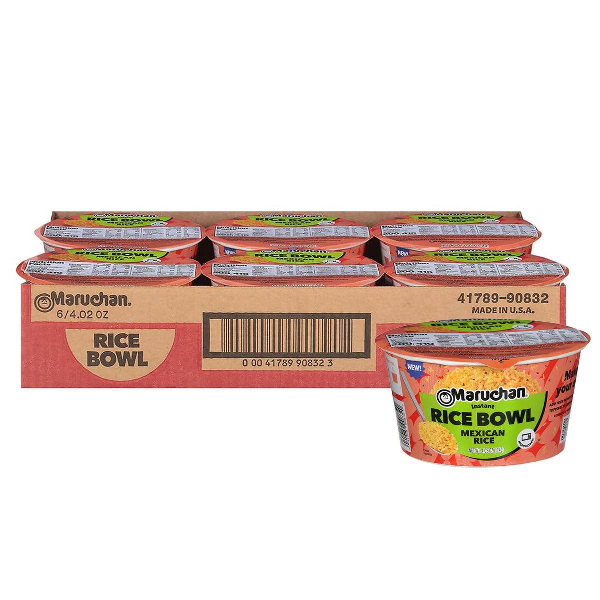 Maruchan Rice Bowl Mexican 4.02oz - 6ct