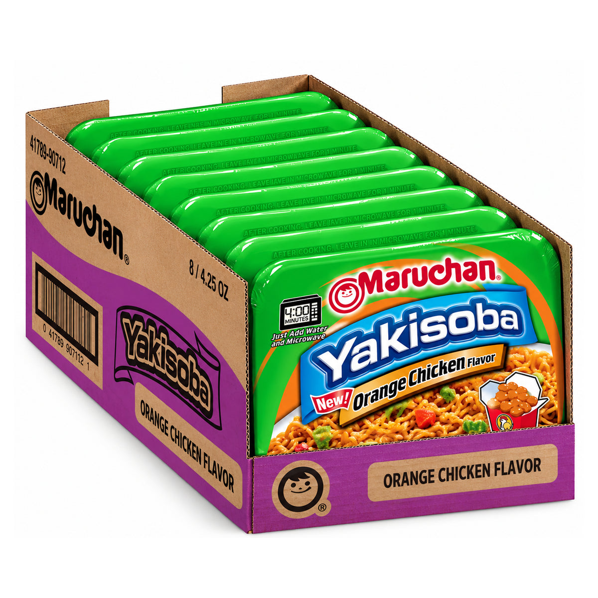 Maruchan Yakisoba Orange Chicken Japanese Noodles - 8ct