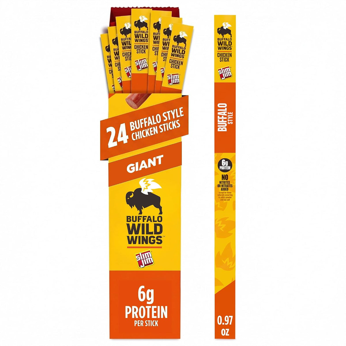 Slim Jim Giant Buffalo Style Chicken Stick 0.97oz - 24ct