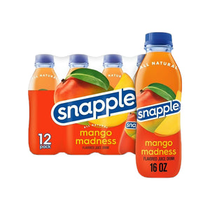 Snapple Mango Madness Flavored Juice Drink 16oz - 12ct