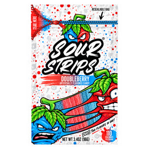 Sour Strips Double Berry 3.4oz Peg