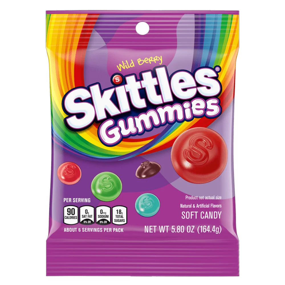 Skittles Gummies Wild Berry 5.8oz - Single