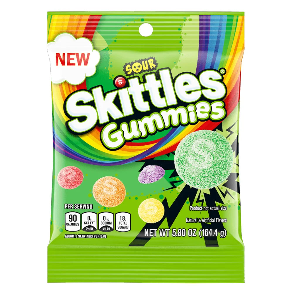 Skittles Sour Gummies 5.8oz - Single